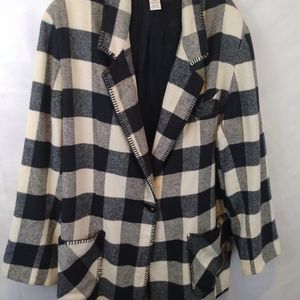Katherine Deene Checked Wool Jacket